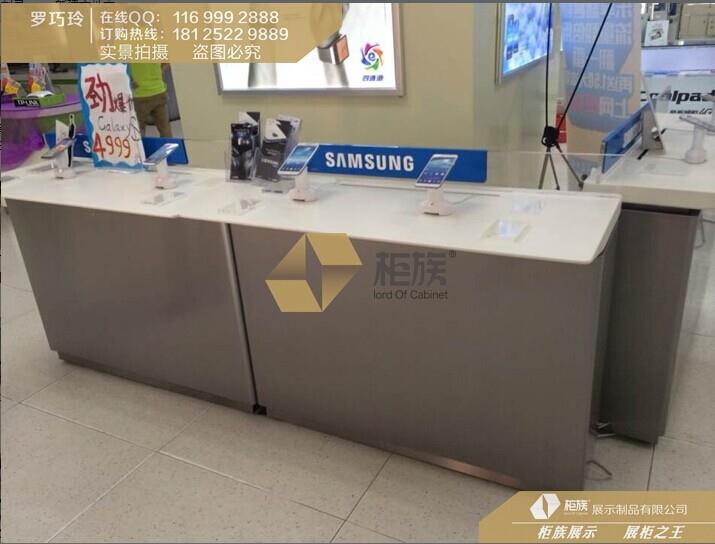 供应三星专卖店单面靠墙体验桌批发,三星体验台价格
