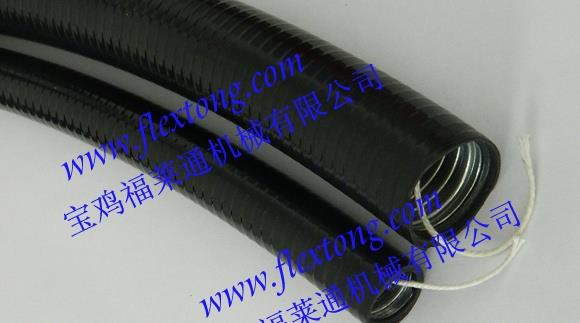 兰州福莱通阻燃防水平包塑金属软管厂家直供